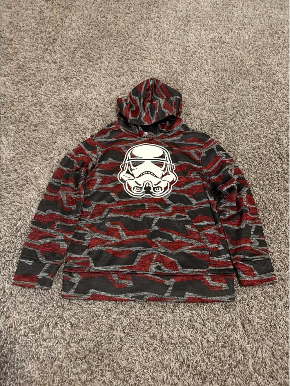 Boys Medium Star Wars Hoodie Stormtrooper Graphic Sweatshirt